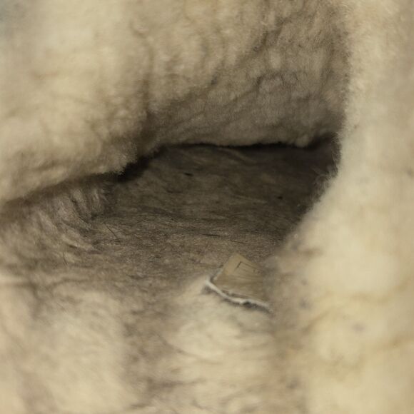 Ugg Scuffett II Womens Size 8 Chestnut Wool Lined Suede Sheepskin Slide Slippers - Picture 4 of 9